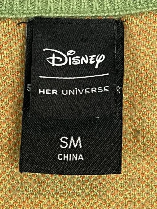 Disney Winnie the Pooh Green Floral Cardigan Womens Size Small Box Lunch - Picture 5 of 13